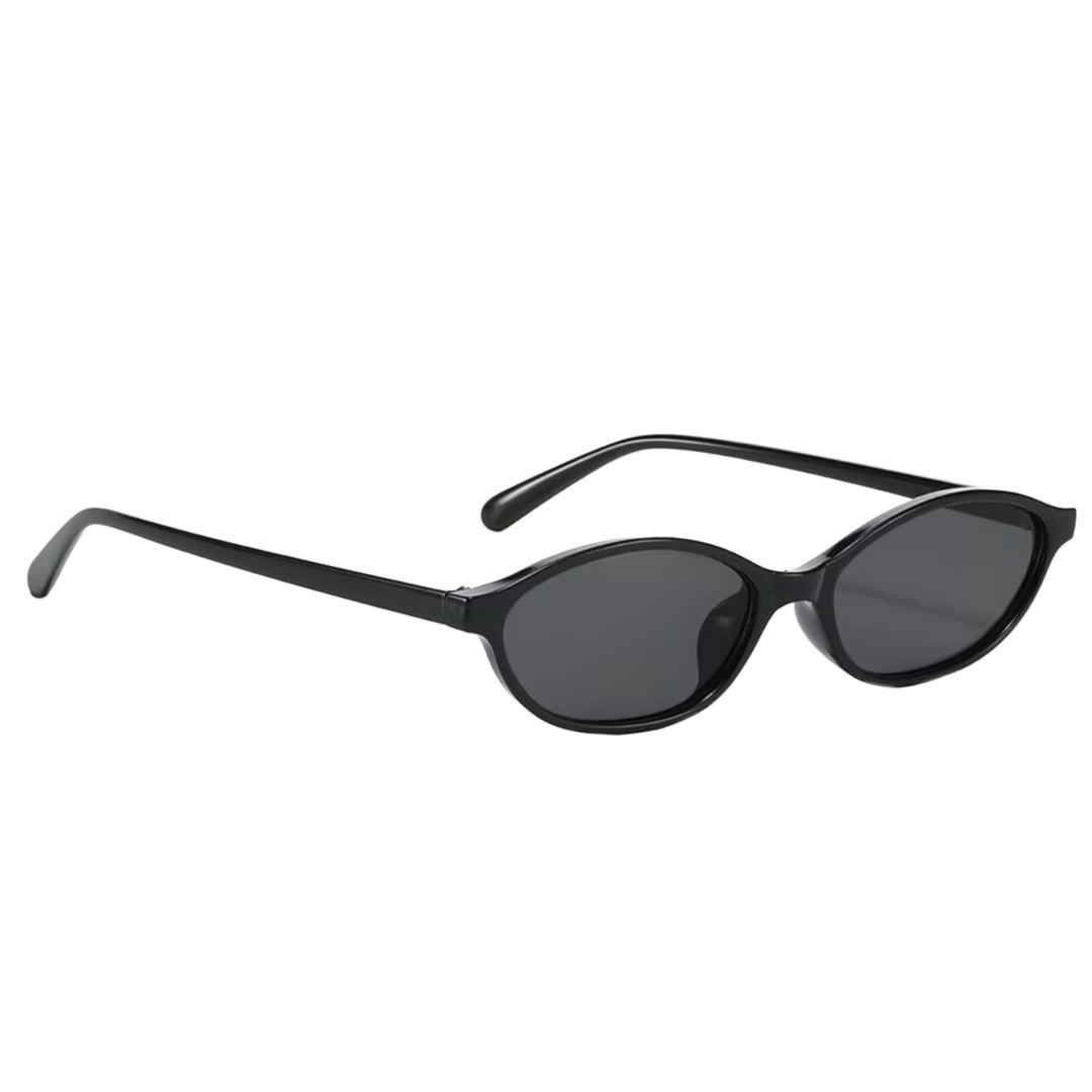 Sunglasses oval - black