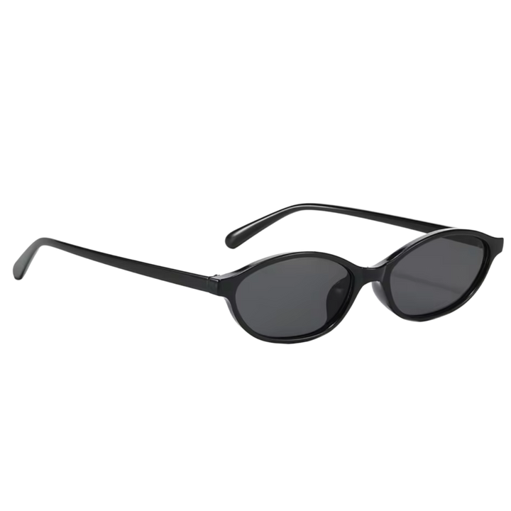 Sunglasses oval - black