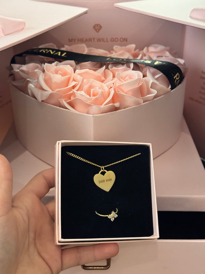 Dile min necklace Rosebox