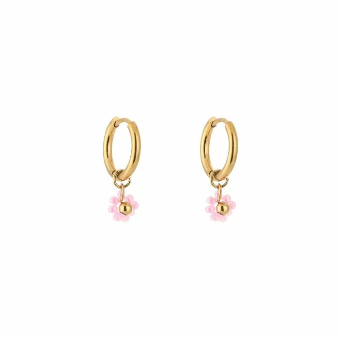 Kids pink earrings