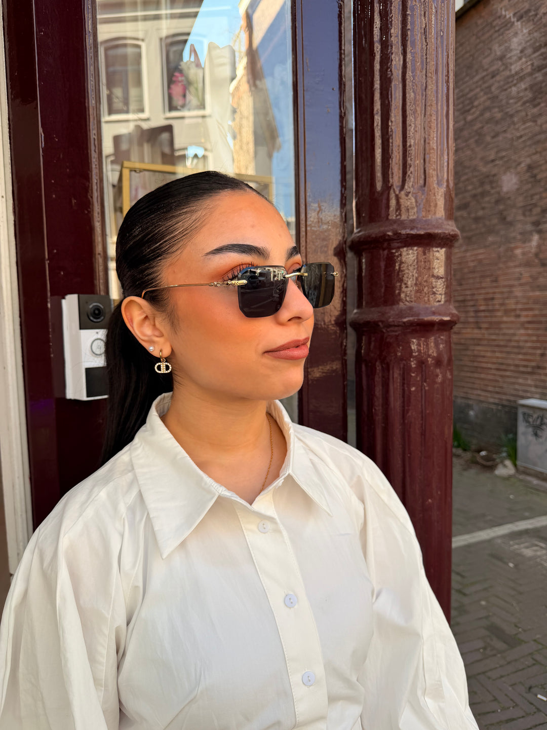 Cherry sunglasses black