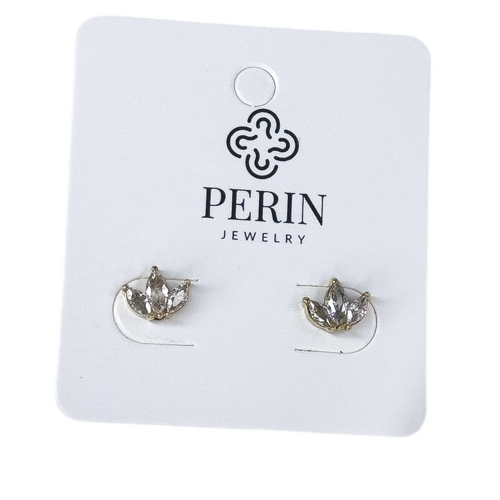 Roos earrings gold