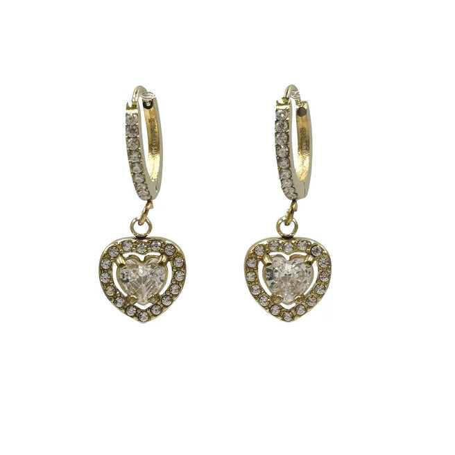 Julia heart earrings