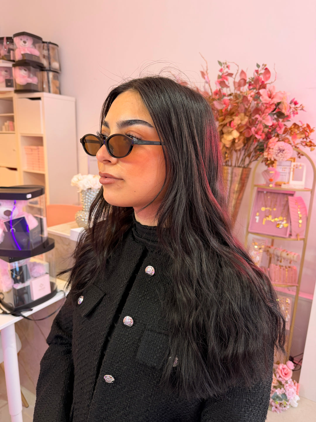 Sunglasses oval - brown
