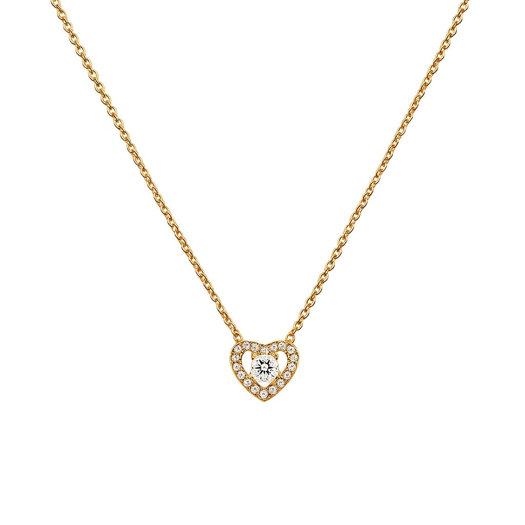 Dile heart necklace - gold