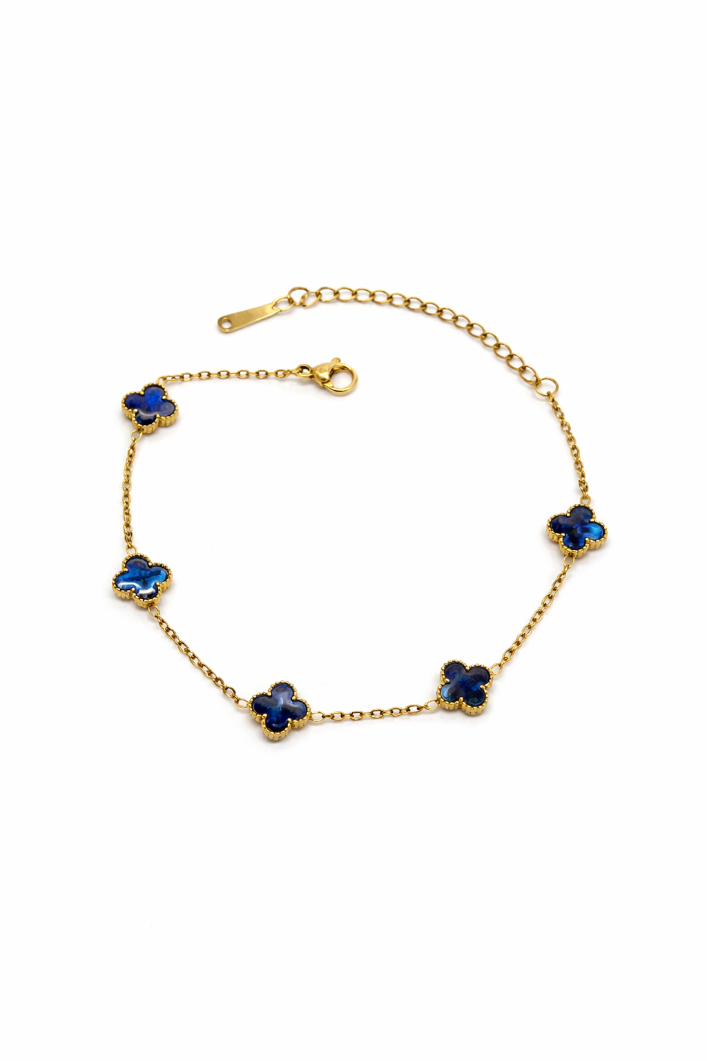 Tiana Mini clover bracelet - dark blue
