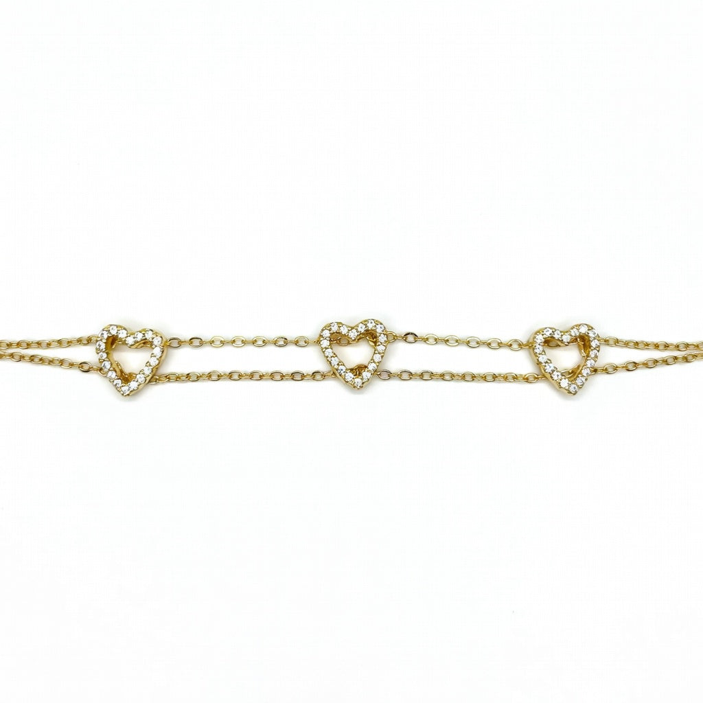 Perin hearts bracelet