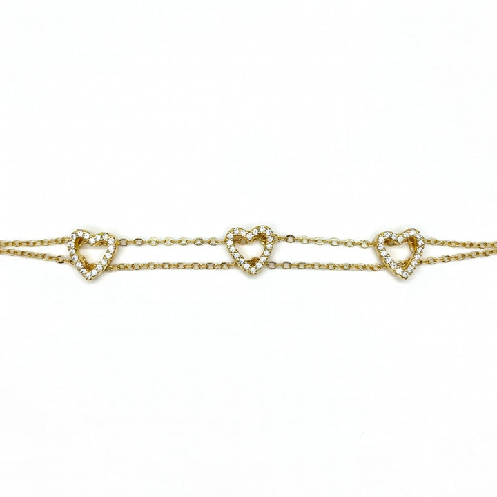 Perin hearts bracelet