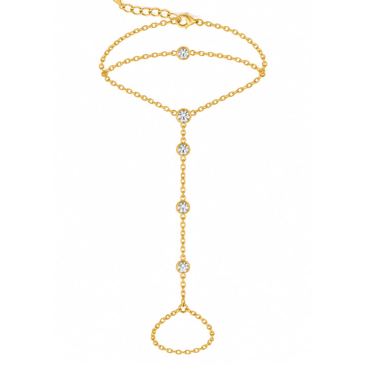 Double layer Handchain gold