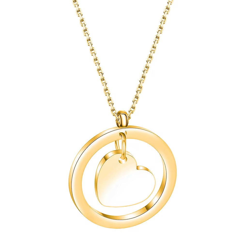 Tanaz necklace engravable - gold