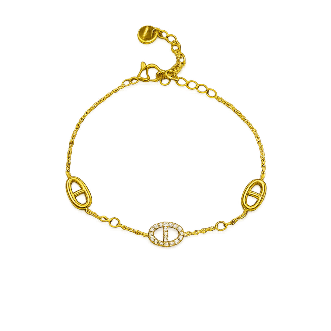 Daisy bracelet gold