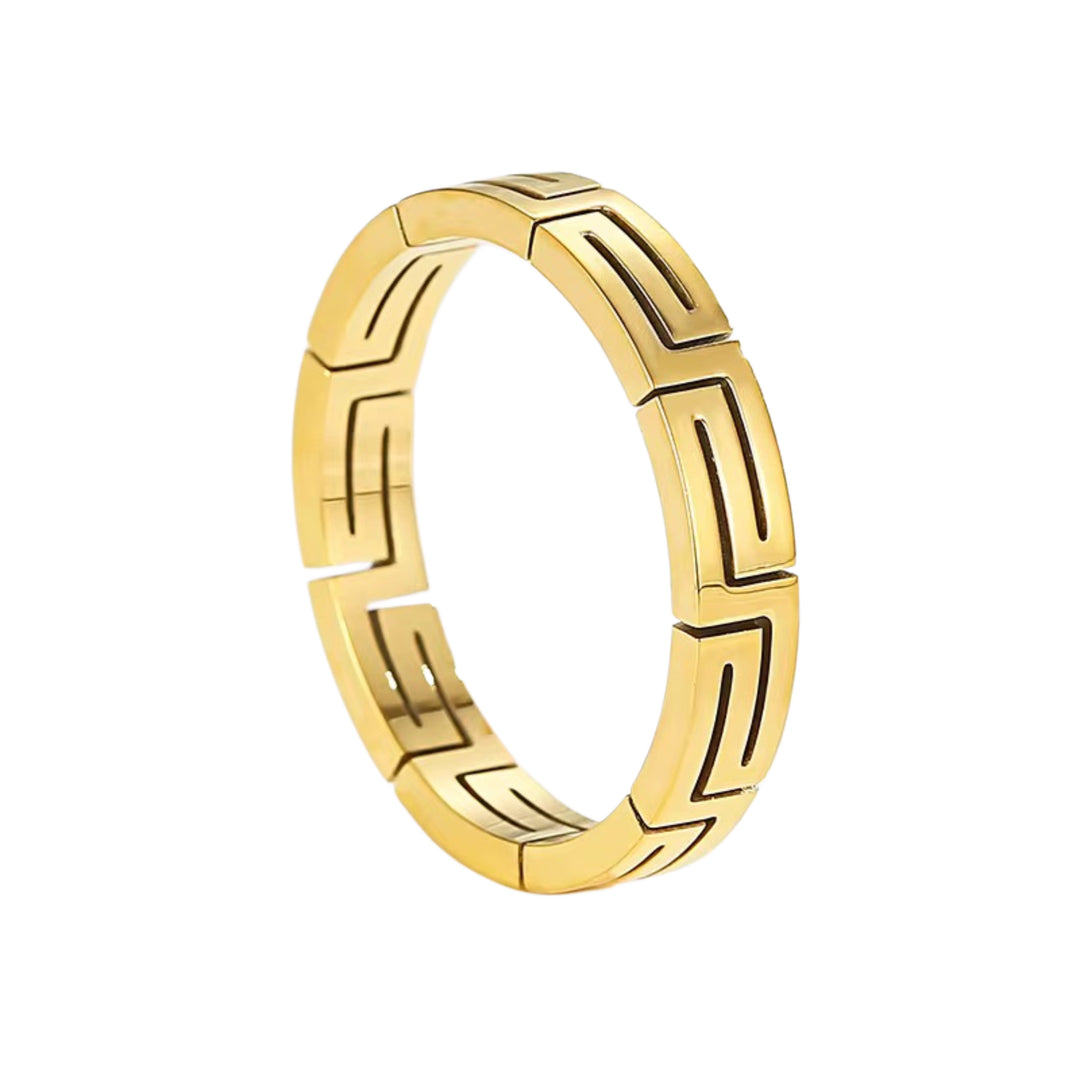 Zigzag ring - gold