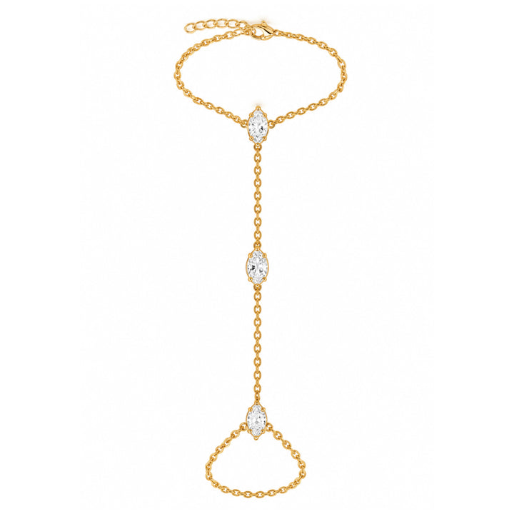 Pear stone handchain