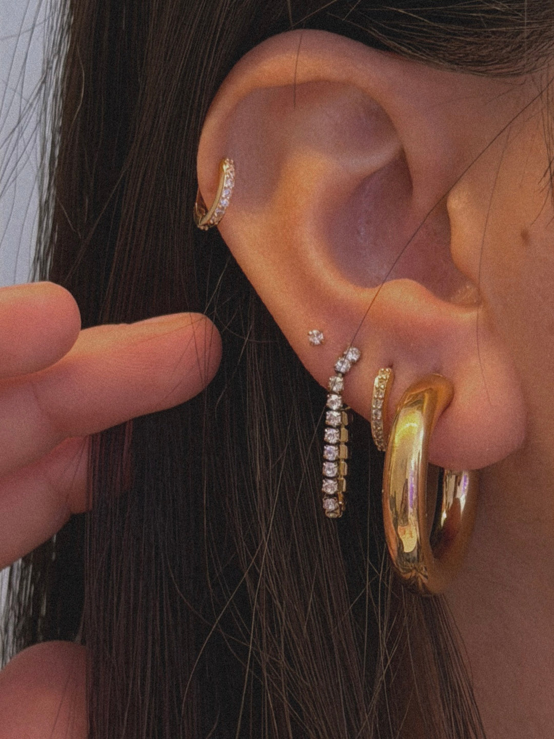 Rani hoops earrings - gold