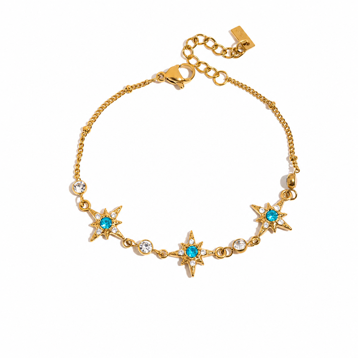 Star bracelet blue