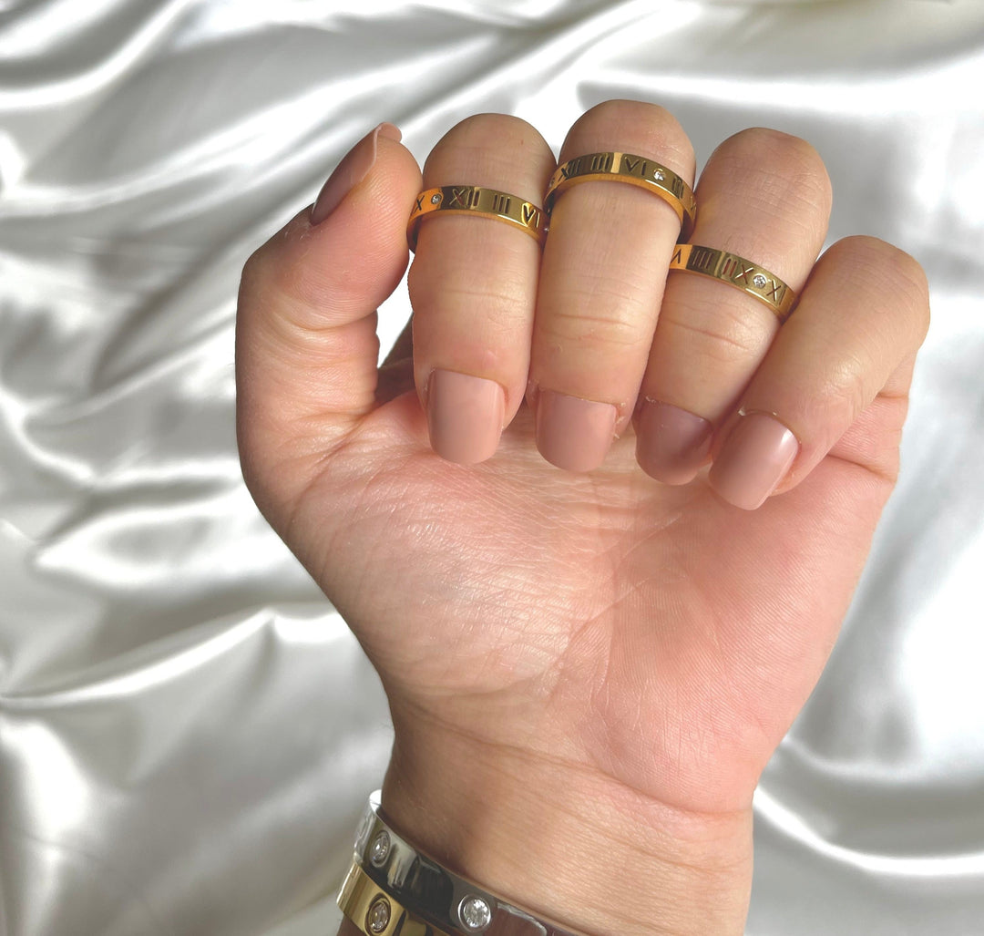 Rosa gold ring